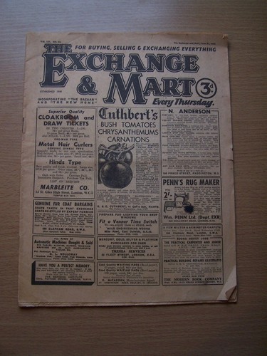 Original exchange and mart - and,