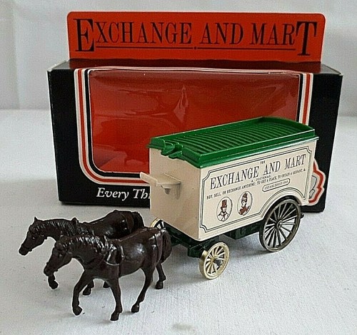 Lledo horse drawn removals van - horse,