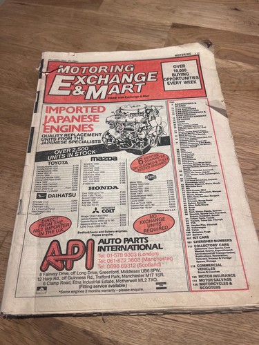 Exchange mart motoring - &,