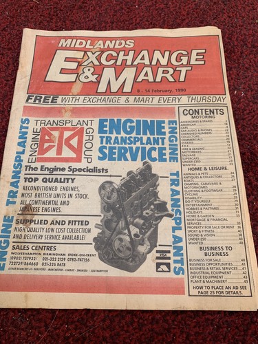 Vintage exchange and mart - vintage,